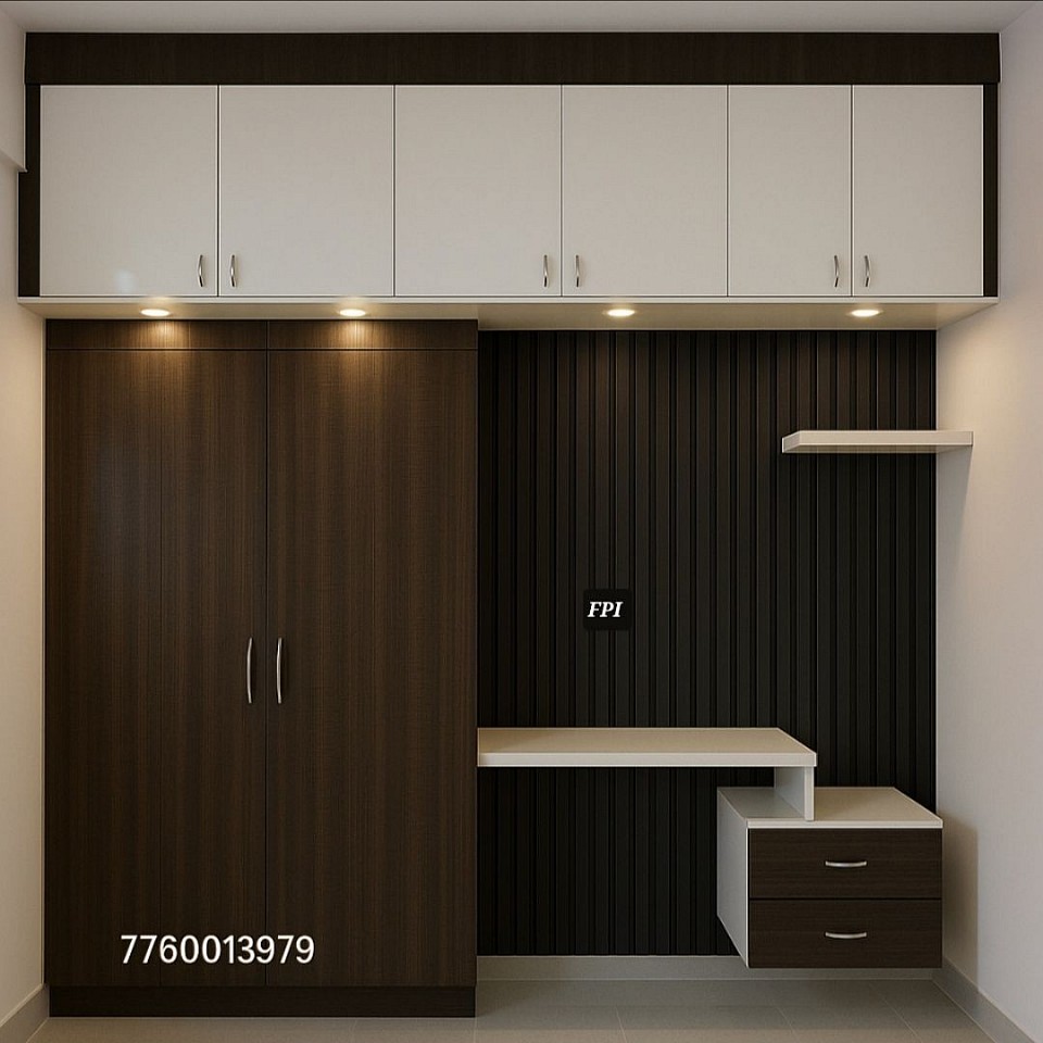 Wadrobe with study table